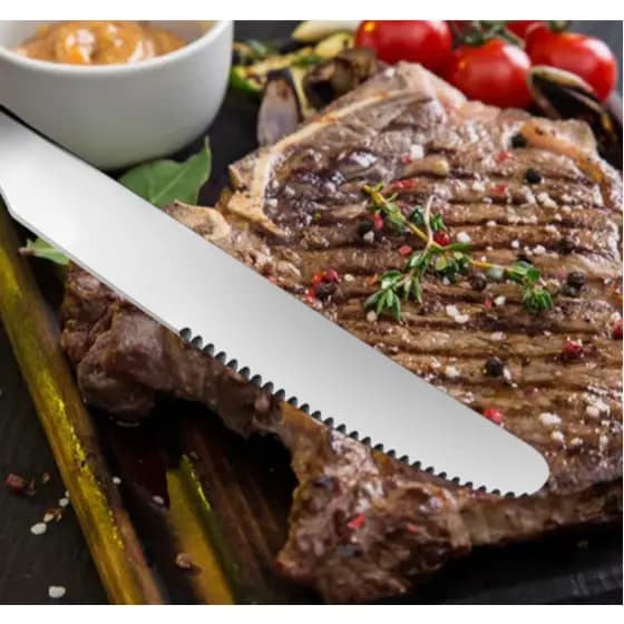 18 Peças Talheres De Aço Inox Garfo Colher Faca Faqueiro Cozinhas