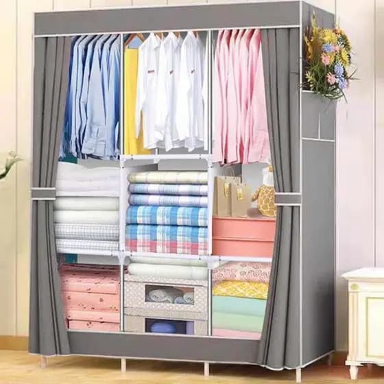 Guarda Roupa Dobrável Organizador De Roupas Roupeiro Guarda Organizador Compacto Desmontavel