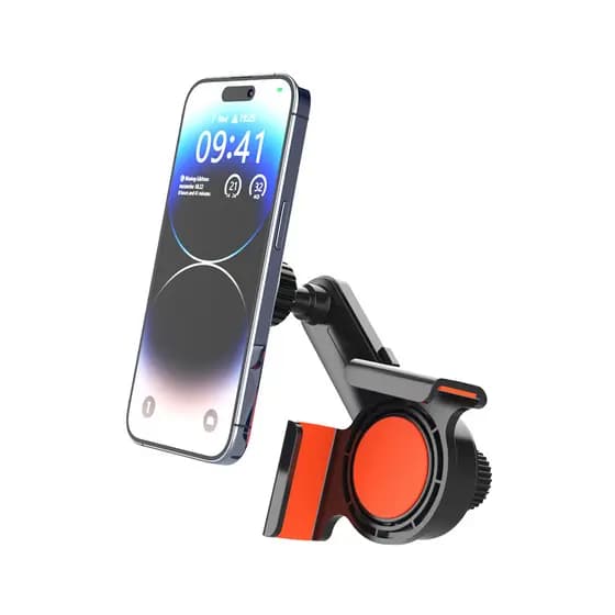 Suporte Magnético Para Telefone Carro Com Tela Central Do 360 ° De Canto Giratório Monitor De Aderência Segura E Anti-Vi