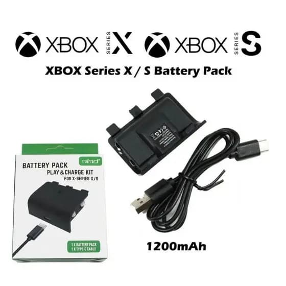 Bateria Recarregável Mimd SND-2025T para Xbox Series S/X - Alta Vida Útil e Led Indicador