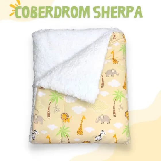 COBERDROM INFANTIL, EDREDOM E COBERTOR INFANTIL SHERPA E TECIDO 100% ALGODÃO NA VÁRIAS ESTAMPAS