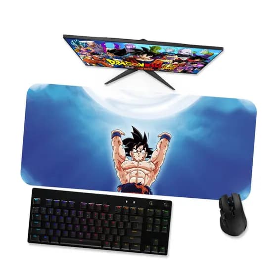 Mouse Pad Gamer Grande DRAGON BALL GOKU GENKI DAMA 90x40 80x40 60x40 70x30 45x40