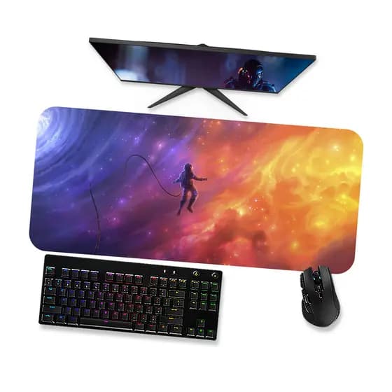 Mouse Pad Gamer Grande Espaço Space 1 90x40 80x40 60x40 70x30 45x40