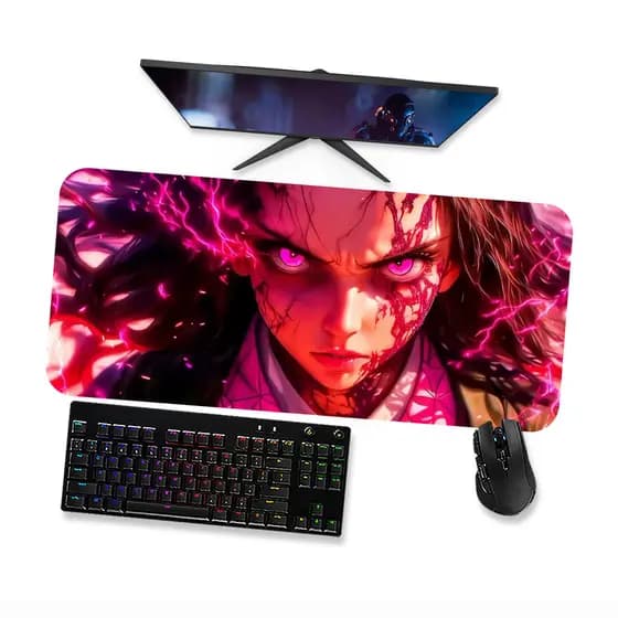 Mouse Pad Gamer Grande DEMON SLAYER NEZUKO KAMADO 5 90x40 80x40 60x40 70x30 45x40