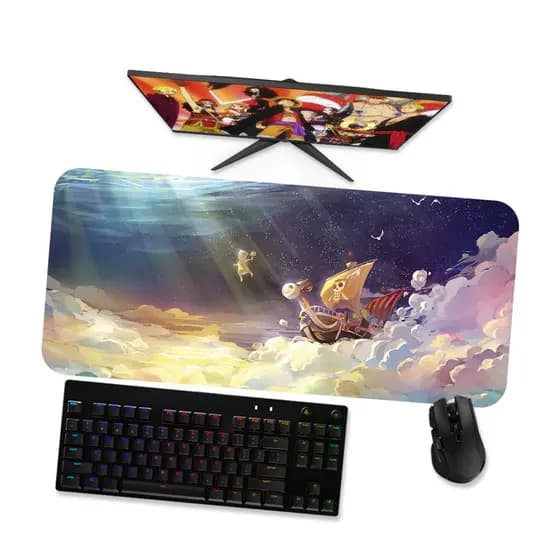 Mouse Pad Gamer Grande ONE PIECE GOING MERRY 1 90x40 80x40 60x40 70x30 45x40