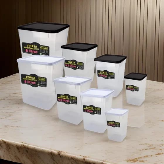 Monte seu kit Pote de 8,0 litros 4,5 litros 3,0 litros 1,5 litros