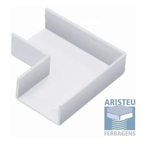 2 Acabamento L Canaletas Branca 20x10mm
