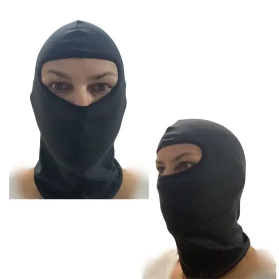Touca ninja toca motoqueiro proteção capacete para frio/sol