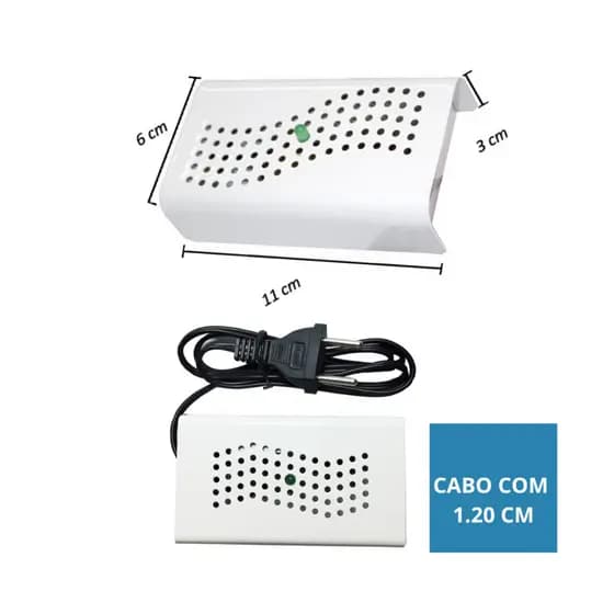 Desumidificador Anti Mofo Eletrônico Anti Acaros e Fungos, pequeno e não requer nenhum Refil