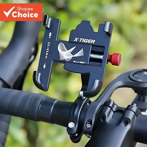 X-TIGER Suporte Telefônico 360 ° Rotation para Bicicleta e Motocicleta Clipes