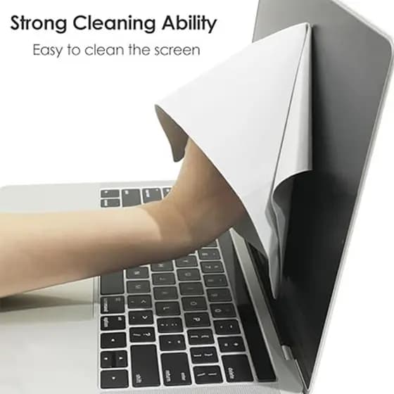Pano De Limpeza À Prova De Poeira De Microfibra Capa Para Teclado De Notebook Kit De Tela De Laptop MacBook