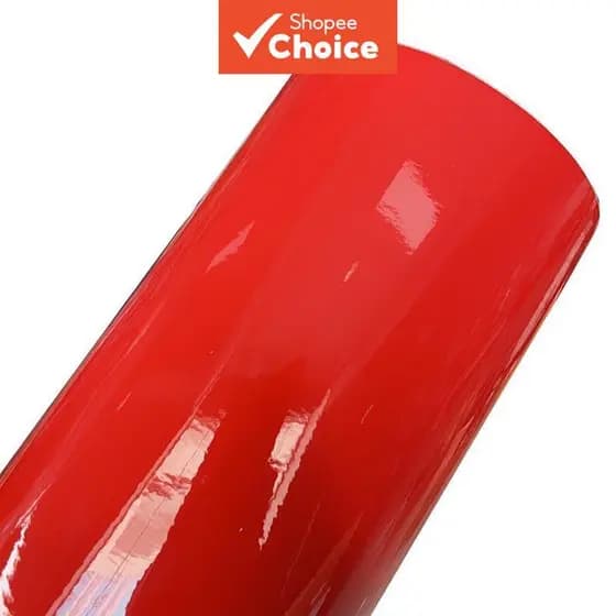 Rolo De Envoltório De Vinil Vermelho Brilhante Premium Para Liberação De Ar Filme Adesivo Autoadesivo Carroceria De Carr