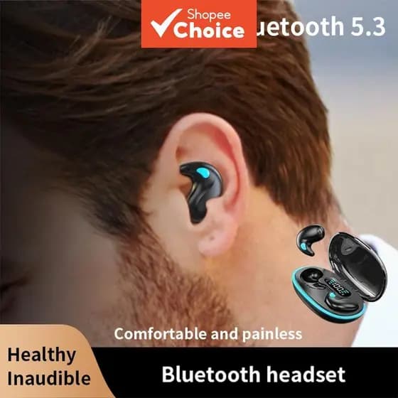 Hqai X55 Mini Fones De Ouvido Sem Fio Bluetooth Integrados Com Microfone Cancelamento De Ruído Música Esportes Corrida J