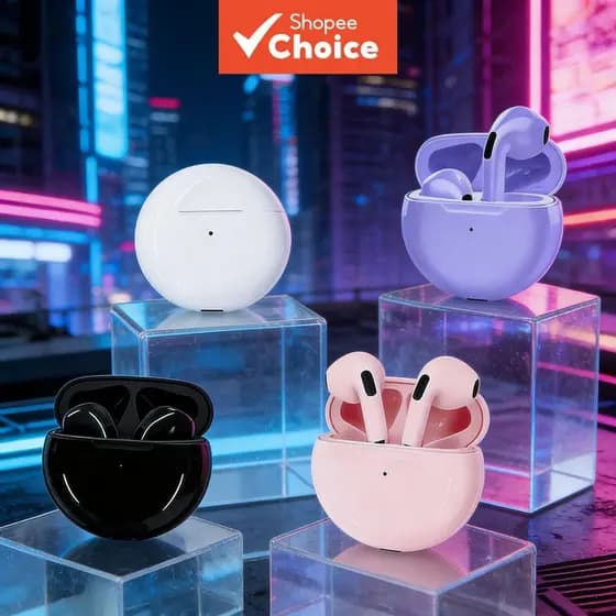 Fones De Ouvido TWS Bluetooth Sem Fio Controle Toque Estéreo À Prova Dwaterproof Água Smartphones Para Música Uso Diário