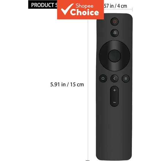 Novo Controle Remoto de Voz para Xiaomi Mi 3V TV-Box 4S (M18S) Mi TV Box 4 Mi Box 3 com Microfone