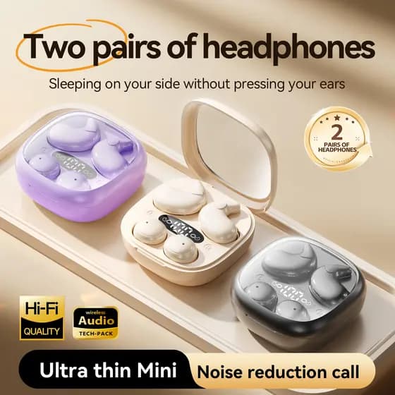 SPRISE M126 Fones De Ouvido De Par Duplo Sem Fio Para Dormir Bluetooth Mini ACS Surround Sound Gaming Long Playtime Smar