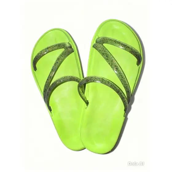 Sandália Feminina BirkenTiras Com Brilho Varias Cores Carnaval Leve e Confortável