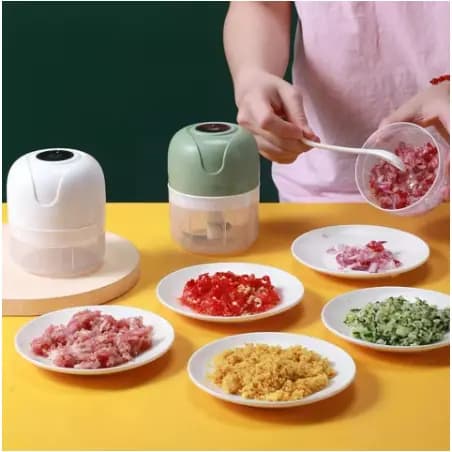 Processador Triturador Elétrico Corte Rápido Segurança Cozinha Conveniente Artigos De Cozinha