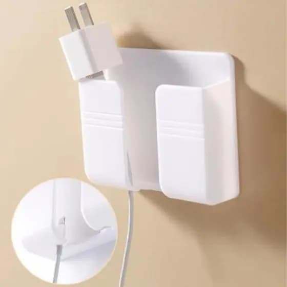 01 Suporte Multiuso De Parede Para Celular Controle Plástico Para Carregar Remoto Um Slot