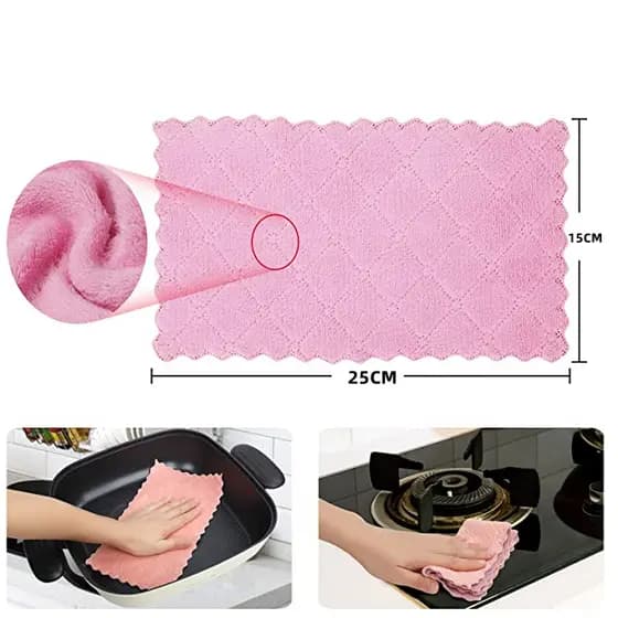 Pano De Prato, Pano De Limpeza De Cozinha Microfibra Para Limpar O Pia Anti-Aderente
