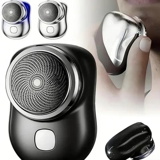Mini Barbeador EléTrico PortáTil À Prova D'áGua TIPO-C Aparador De Barba De Bolso Promoção