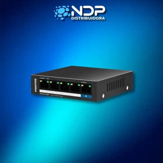 SWITCH POSITIVO 10/100MBPS 5 PORTAS POE - SWI-F105P
