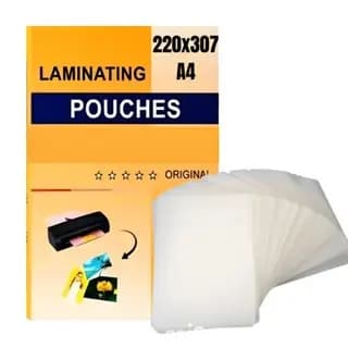 100un Polaseal A4 125 Micras Para Plastificadora A Quente Transparente Brilhante Plastico Polaseal PVC Impermeável