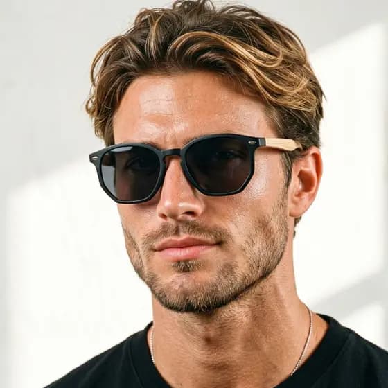 Óculos de Sol Tulum 2.0 Hexagonal Clássico Praia Vintage Oldstyle uv400 Feminino Masculino