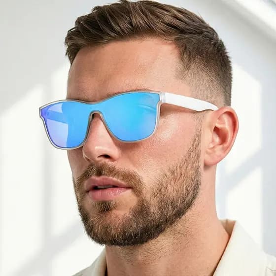Óculos de Sol Malibu Esportivo Premium Acetato Moda Praia Verão Baixa Blogueira Pace Unissex Uv400