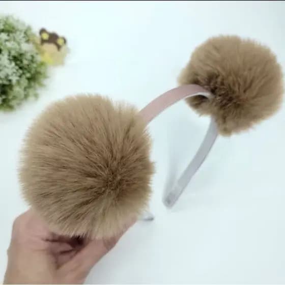 Tiara Infantil Pompom Maria Clara Várias Cores
