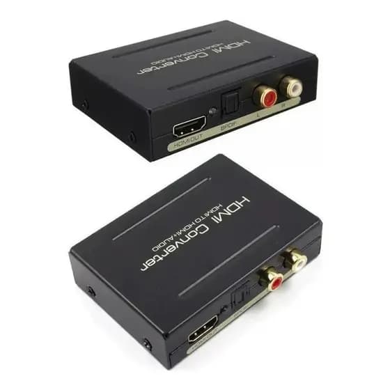 Extrator De Áudio Stereo Hdmi Converter Splitter Optico - R,L