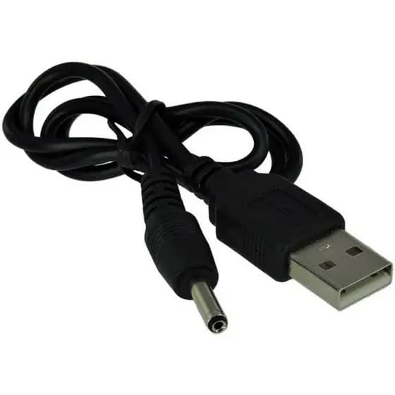 Cabo Usb Alimentação Usb P4 - Energia Dc 3,5mm Usb Caixa Som p4