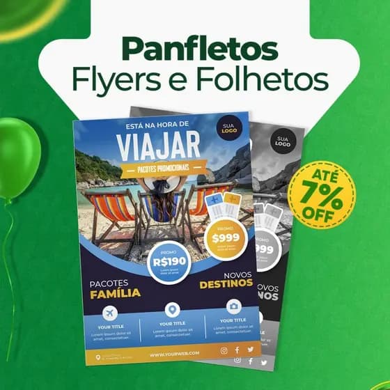 100 Panfletos 20x14cm Produção 1 Dia Folheto Colorido Flyer Panfleto Personalizado 20x14cm A5