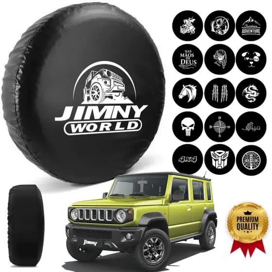 Capa Estepe Jimny Step Para Pneu Aro 14/15/16 Courvin
