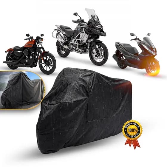 Capa Moto Protetora Impermeável Cobrir Motocicleta Universal Contra Sol Chuva Poeira Vários Modelos