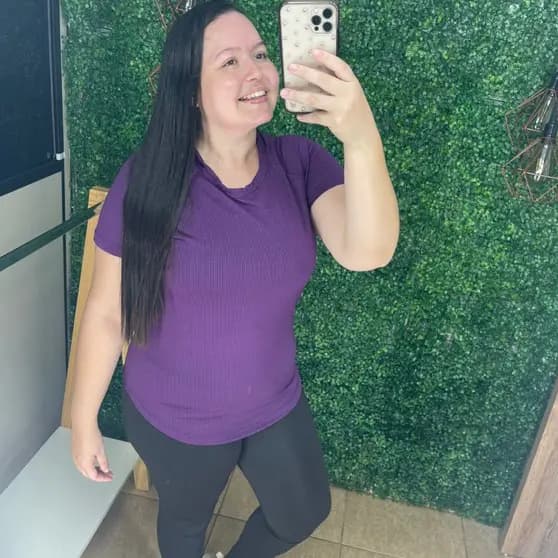 Blusa Feminina Fitnes Academia Long Line Dray Tampa Frente e Costa Alongada Caminhada Básica Moda Maior Plus Size