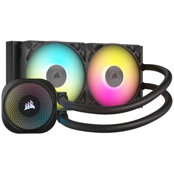Water Cooler Corsair iCUE LINK TITAN 240 RX RGB Black - Preto | Performance Extrema 240mm
