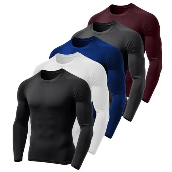 Kit com 3 Camisetas Térmica Uv 50 Proteção Solar Tecido Gelado Verão 2025