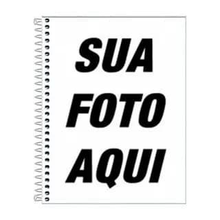 Caderno Com Sua Foto 1, 10 ou 20 Matérias Escolar