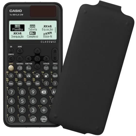 Calculadora Científica Cassio 12 Dígitos Preta Fx-991Lacw-W4-Dt