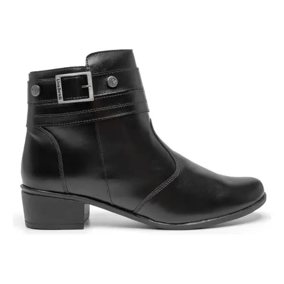 Bota Feminina 15014 Preta Elegância E Beleza