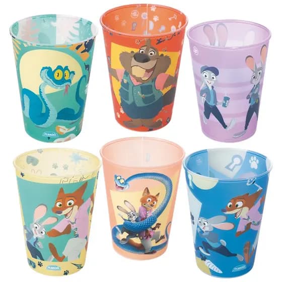 Copo Zootopia Sortido 1 Peça 320 ml