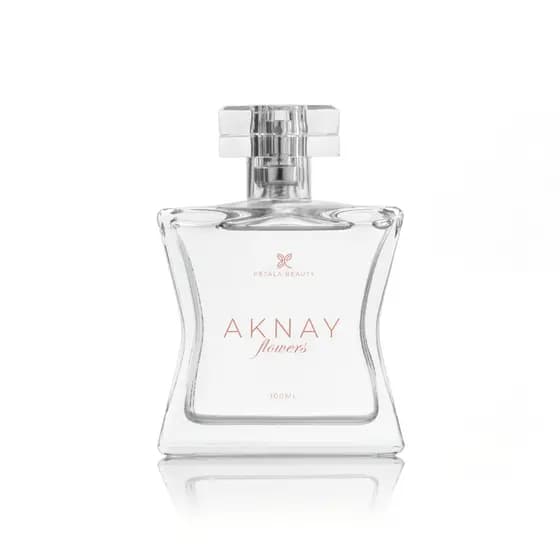Perfume Feminino Aknay Flowers Petala Beauty Fragrancia Floral Sensual Alta Fixacao Elegancia