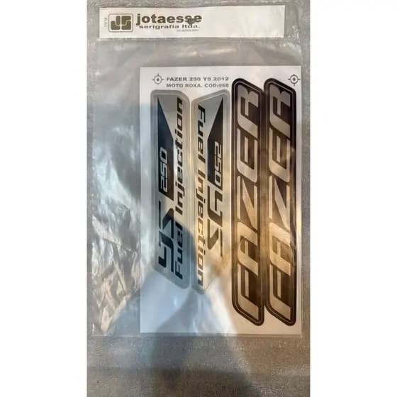 Kit Jogo de Faixas FAZER 250 YS - Ano: 2012 - Cor da Moto: ROXA Jotaesse