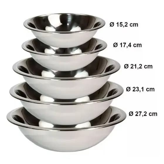 Saladeira Tigela Inox Vasilha Bacia Grande
