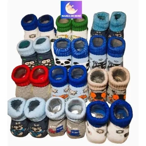 kit economico pague 1 leve 2 pares meia estampadas veste bebe menino rn a bebê de 6 meses
