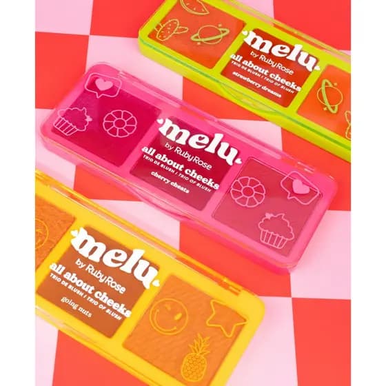 Trio De Blush All About Cheeks Melu By Ruby Rose - LANÇAMENTO
