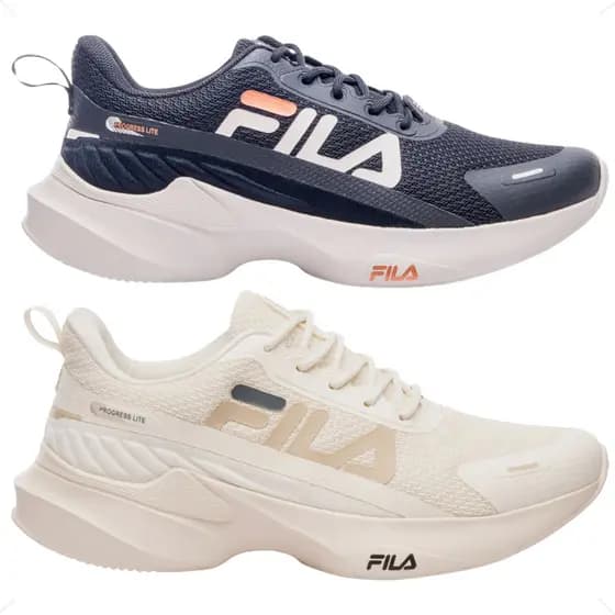 Tênis Fila Progress Lite Feminino Corrida Caminhada Original