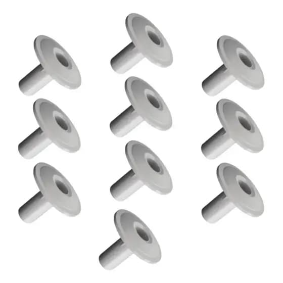 10 Bucha De Passagem Cabo Coaxial P/ Acabamento 10mm