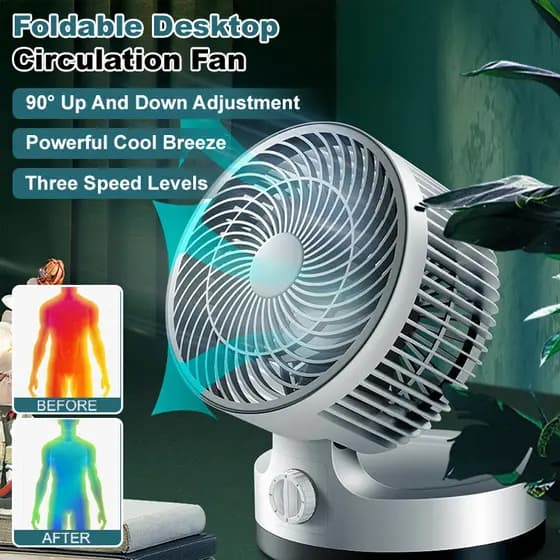 Ventilador elétrico dobrável para dormitório